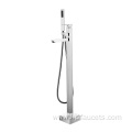 Floor Mount Brass Single Handle Bathroom Faucets